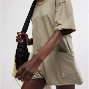 FP Movement by Free People Hot Shot Tee Romper NWT XS